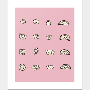 Cute dumpling sticker Posters and Art